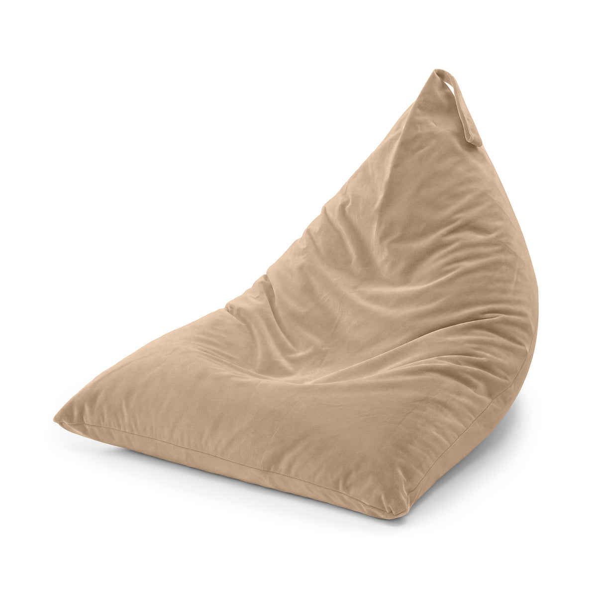 XL-Samtpouf, einfarbig