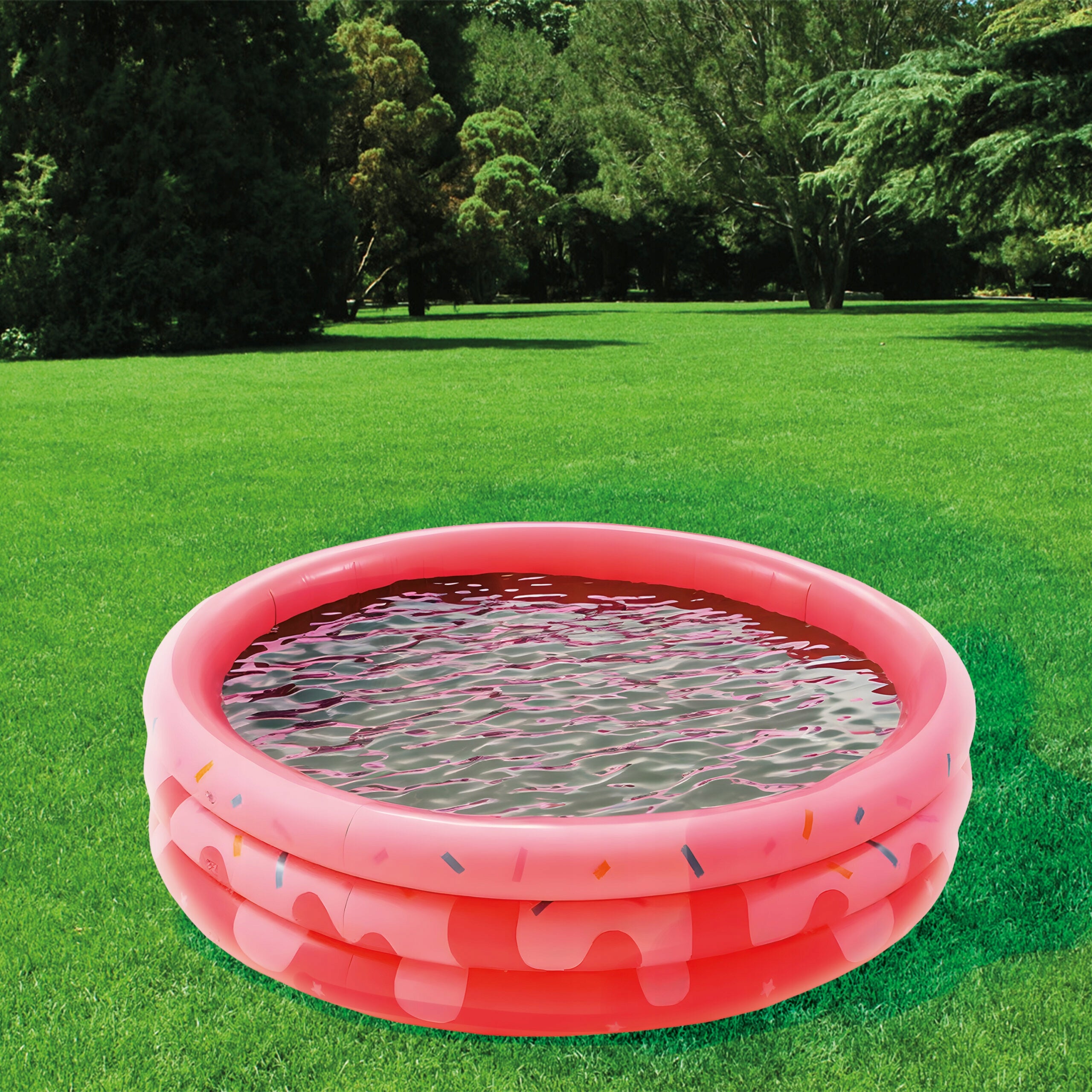 Kinder-Gartenpool Weichem Boden Rosa
