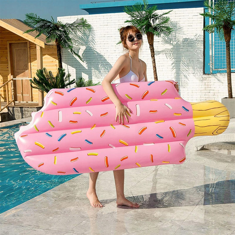 Schwimmmatratze Eis am Stiel Rosa