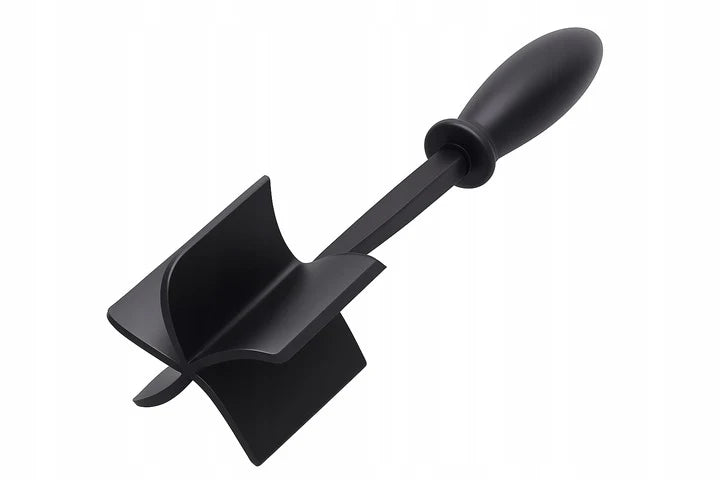 Schwarzer manueller Zerkleinerer für Gemüse und Fleisch