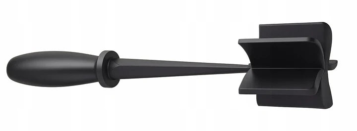 Schwarzer manueller Zerkleinerer für Gemüse und Fleisch