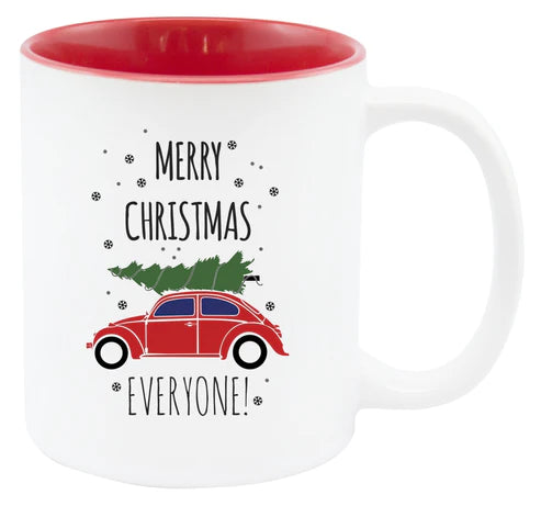 Weihnachtstasse - Rot Merry Christmas