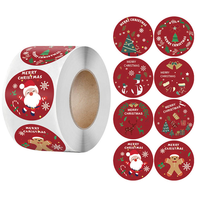 Aufkleber Weihnachtsdekoration 500 Stück.