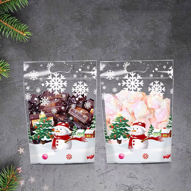 Weihnachts-Reißverschlussbeutel, 20 Stück.