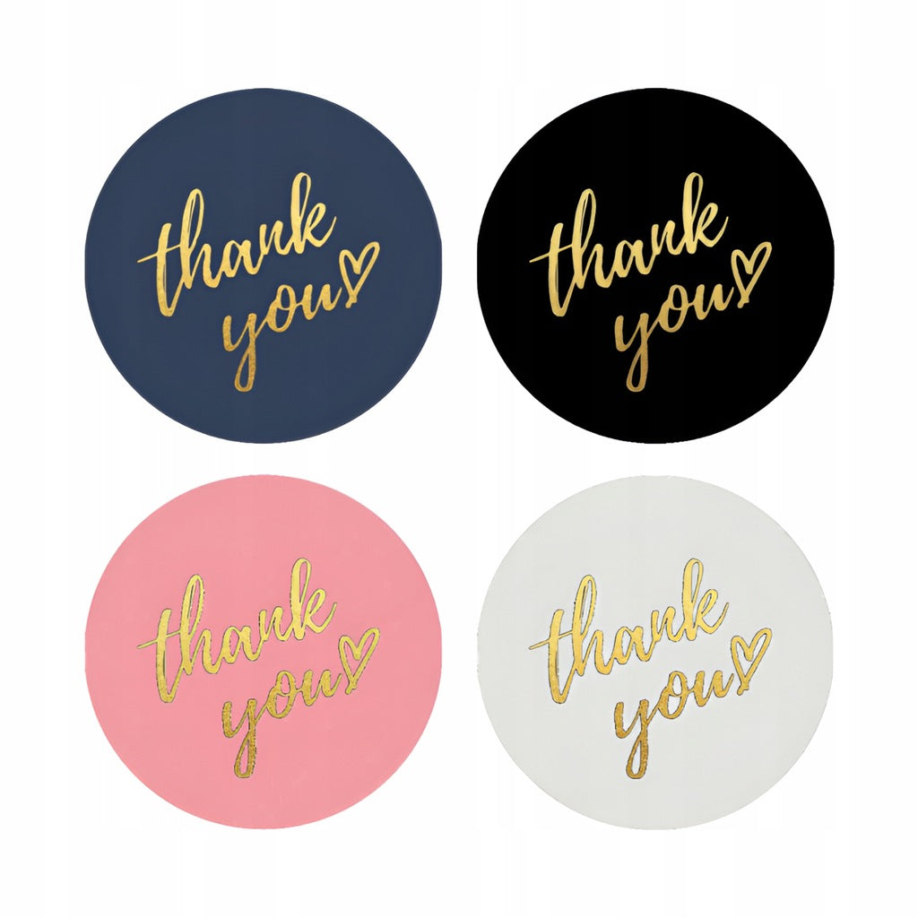 Dankeschön-Aufkleber Farbmix