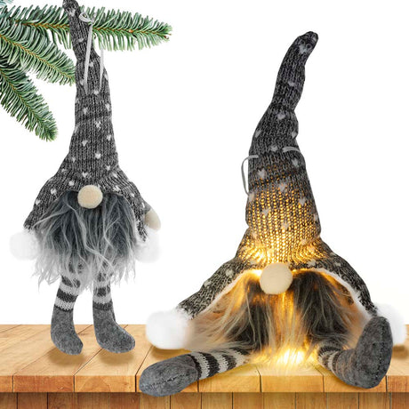 Weihnachtszwerge LED Dekoration
