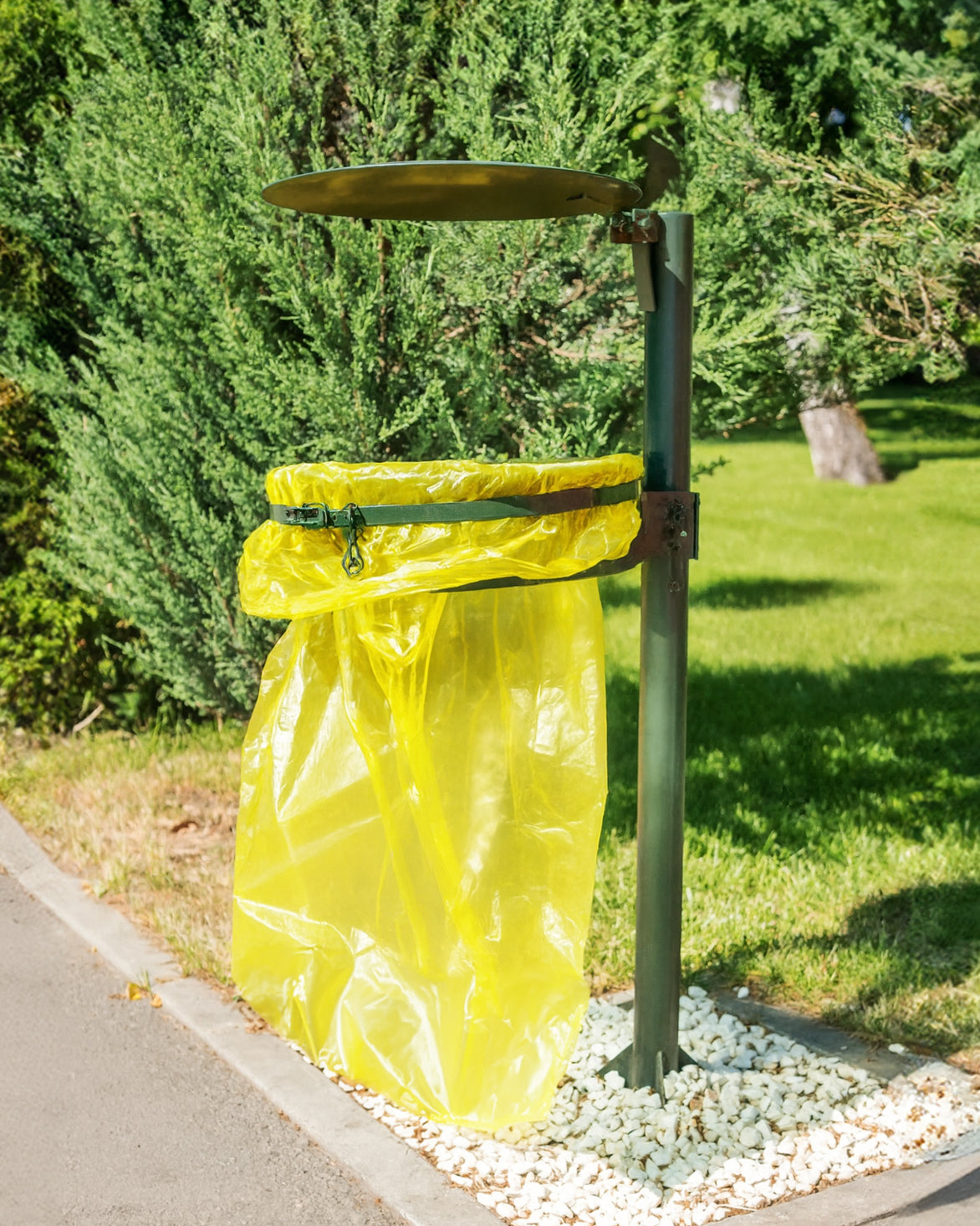 Gelbe Recycelte Müllsäcke 120L