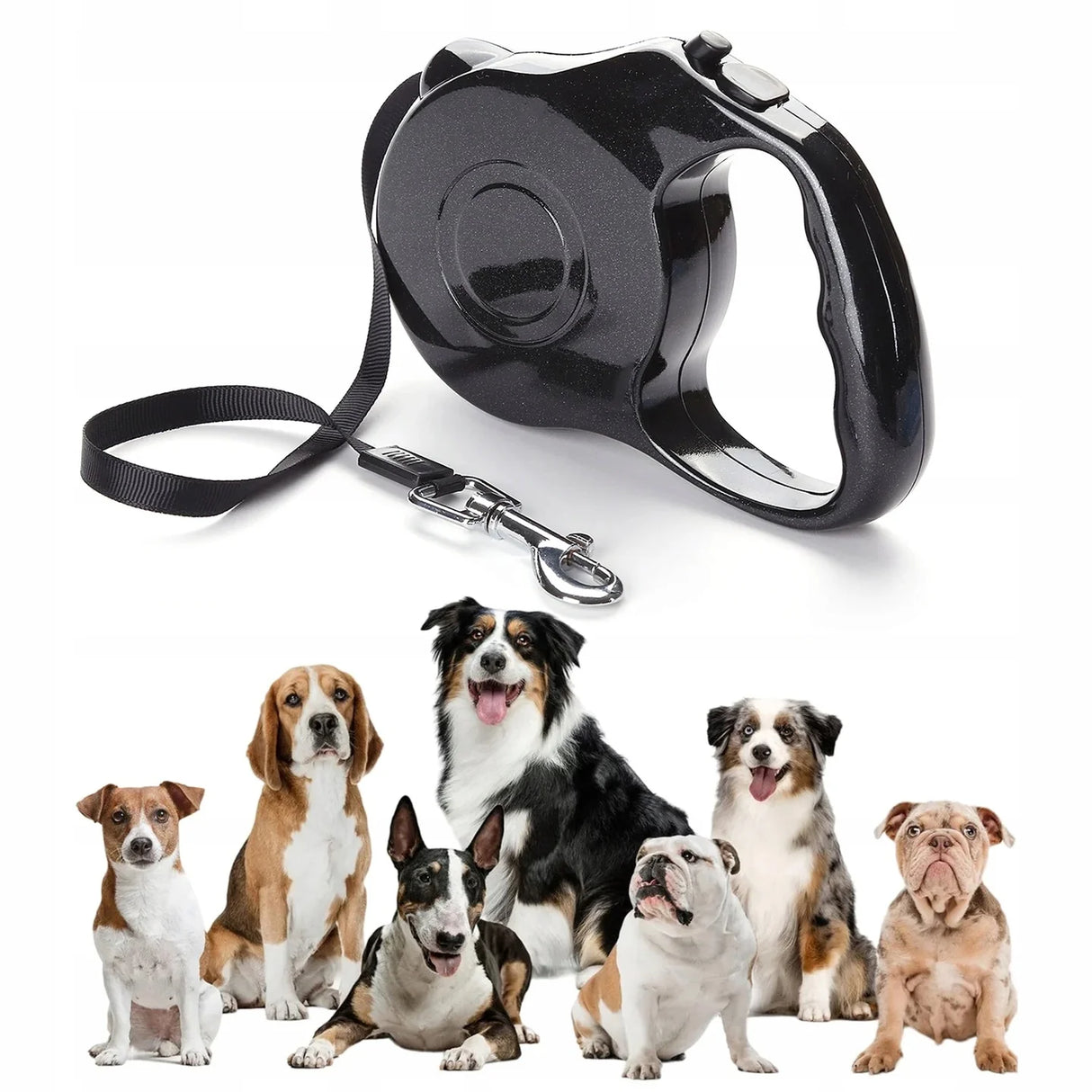 Automatik Hundeleine 5m – Für Hunde bis 15 kg