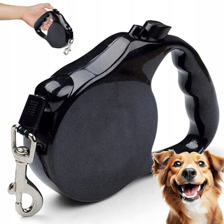 Automatik Hundeleine 5m – Für Hunde bis 15 kg