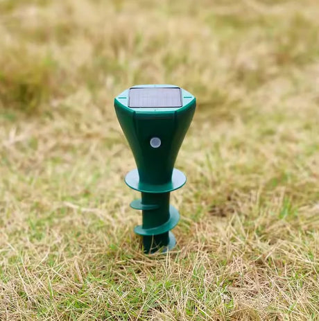 Ultraschall-Tiervertreiber mit Solarbetrieb gegen Maulwürfe, Marder und Wühlmäuse – 2 Stück