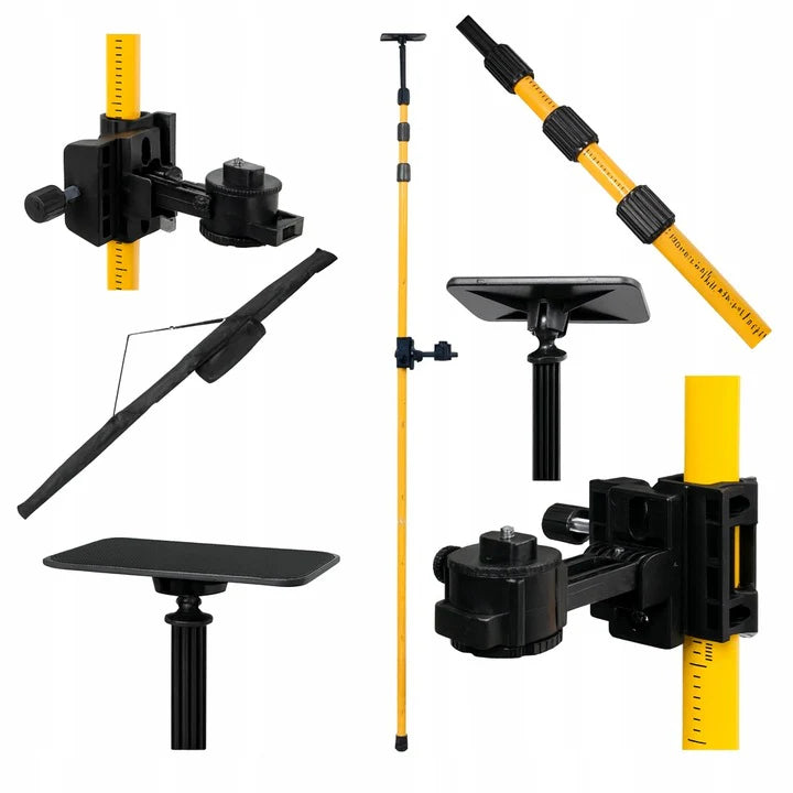 Teleskop-Stativ 285 cm ausziehbar für Laser
