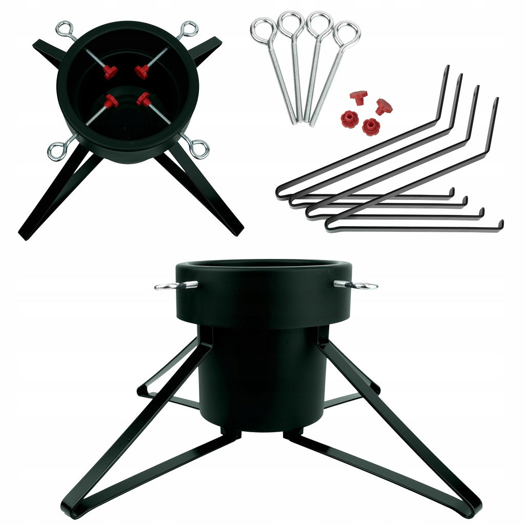 Grüner Weihnachtsbaumständer