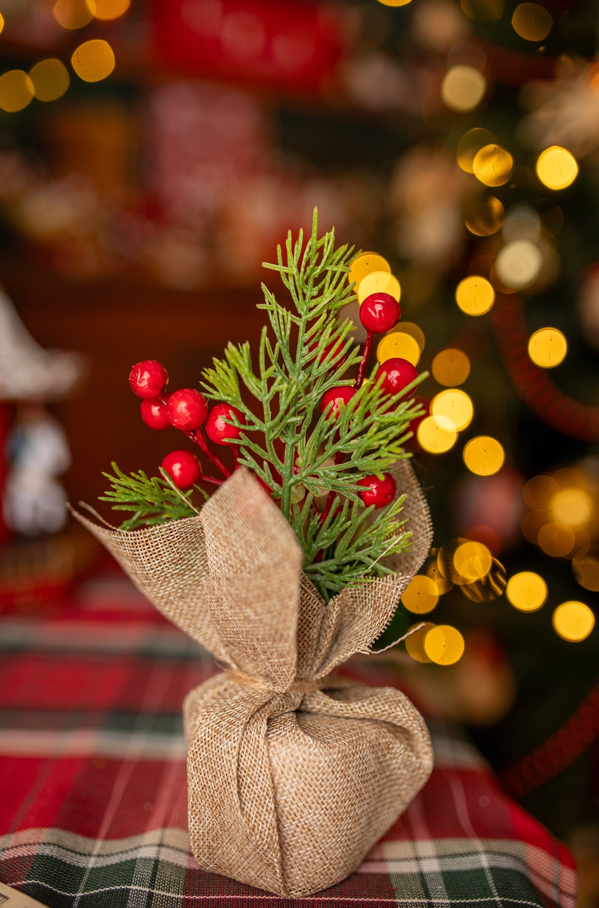 Set mit 6 Weihnachtsdekorationen