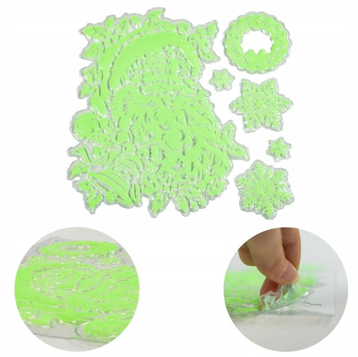 3D-Weihnachtsaufkleber