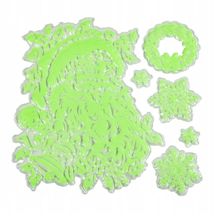 3D-Weihnachtsaufkleber