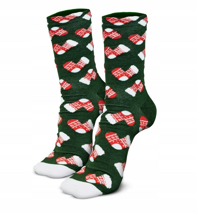 Weihnachtssocken aus Baumwolle, Größe 40-45