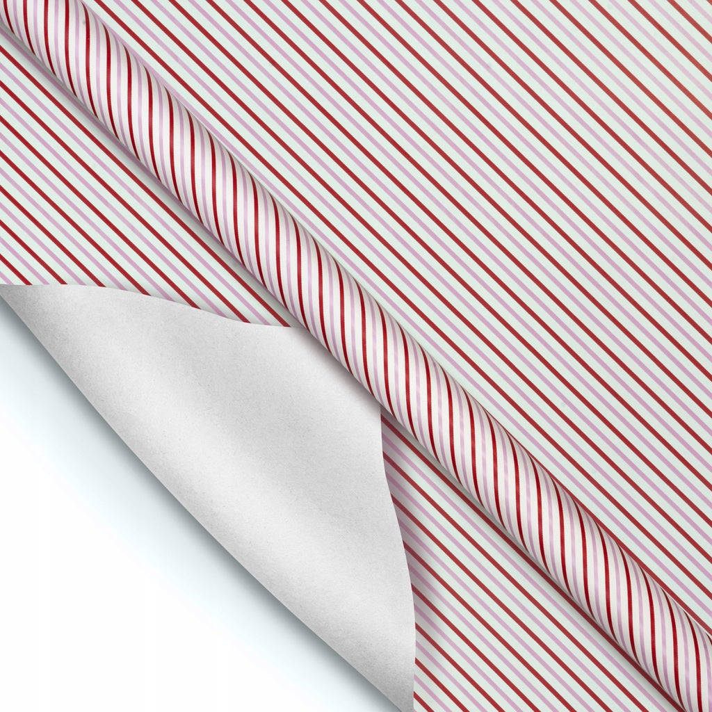 Rot-weißes Geschenkpapier