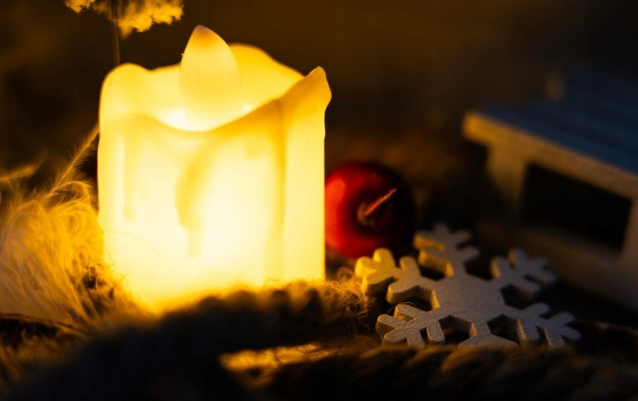 Batteriebetriebene LED-Kerze 6cm