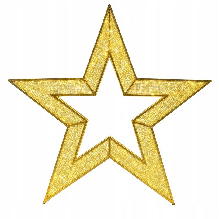 Leuchtender LED Stern 1,2m Außendekoration