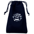 Weihnachts-Baumwolltasche 150x200mm Marineblau mit Rentier-Print