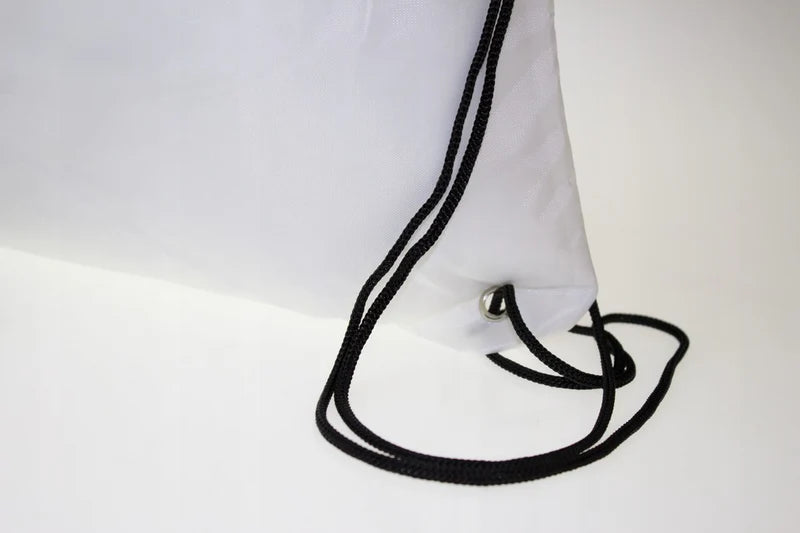 Rucksack aus Polyester 34x40cm Weiß