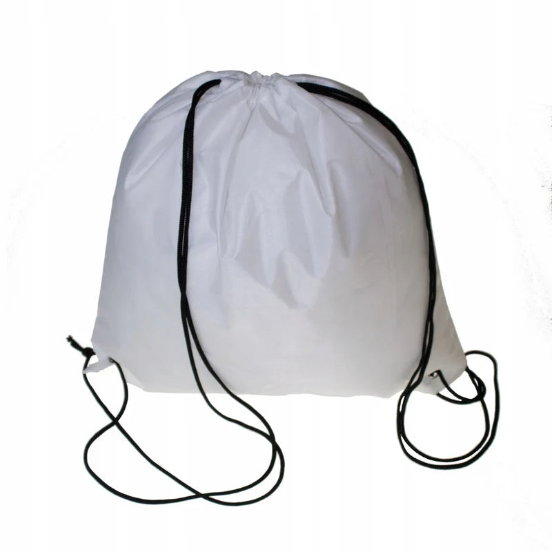 Rucksack aus Polyester 34x40cm Weiß