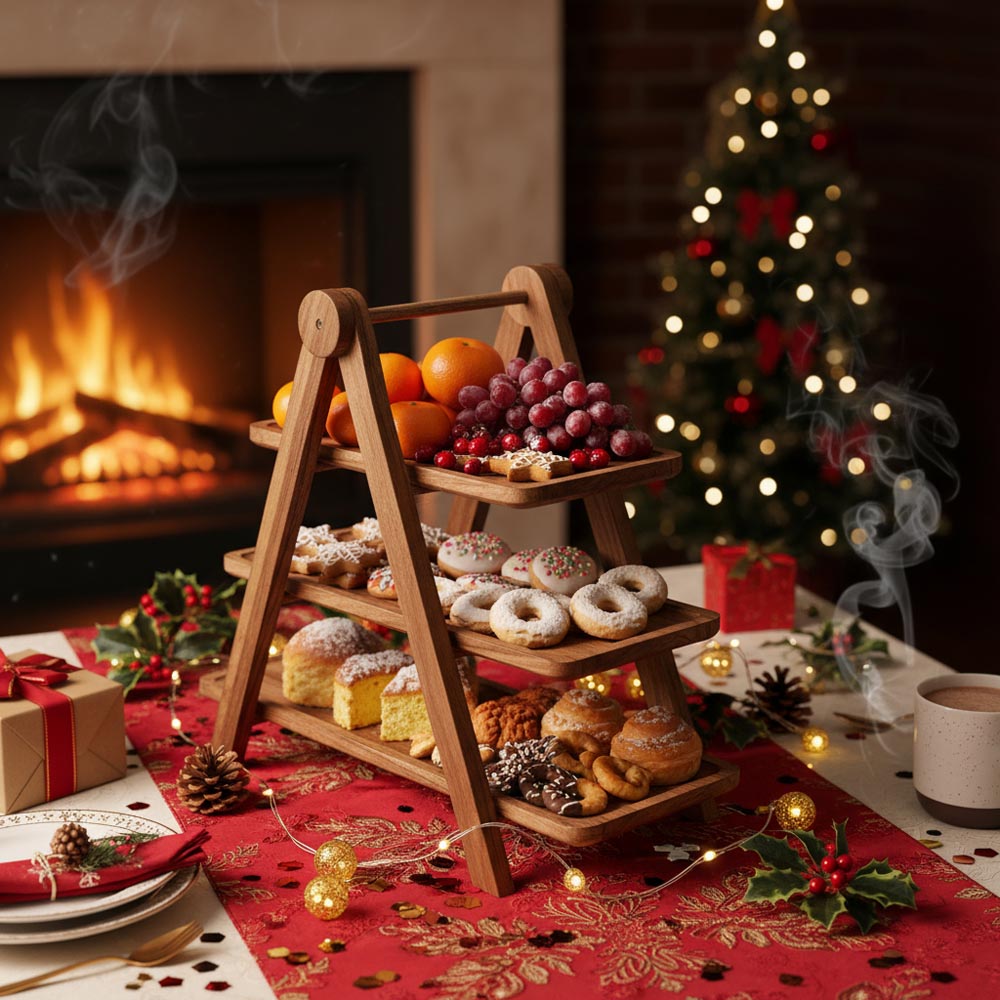 3-stöckiges Serviertablett