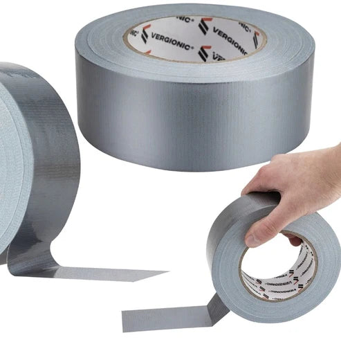 Silbernes Reparaturband verstärkt 50 m