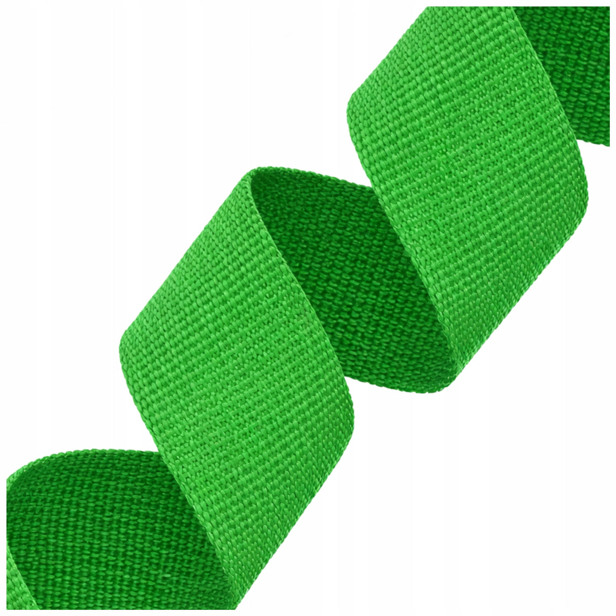 Robustes Polyester-Gurtband 25 mm Starkes Dekoband & Trageband 1 m Grün