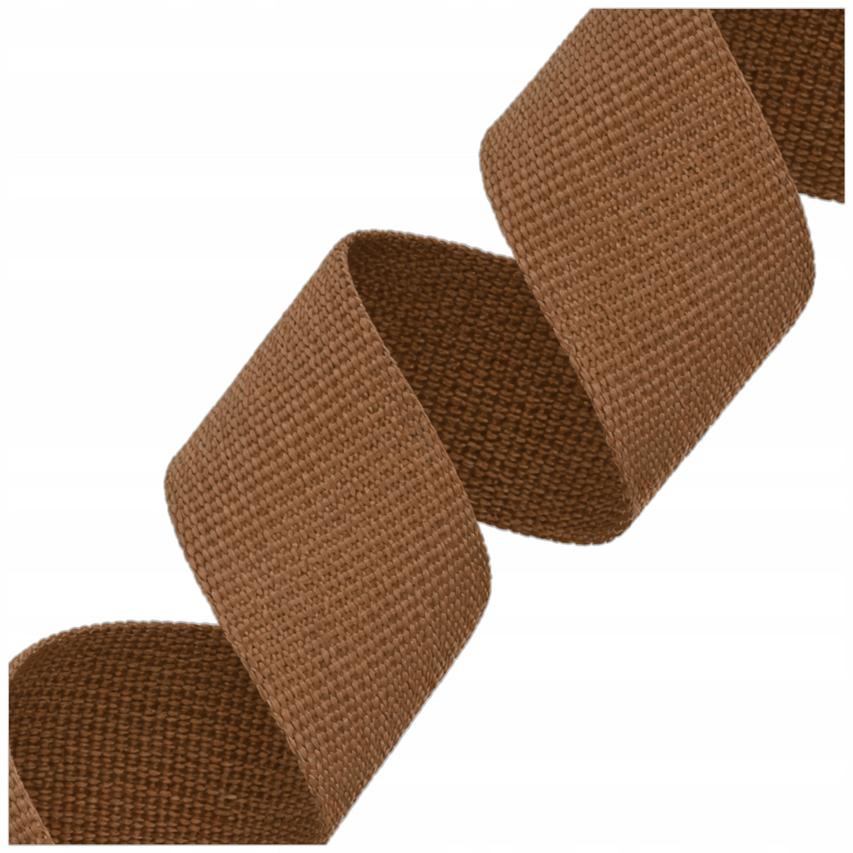 Robustes Polyester-Gurtband 25 mm Starkes Dekoband & Trageband 1 m Braun