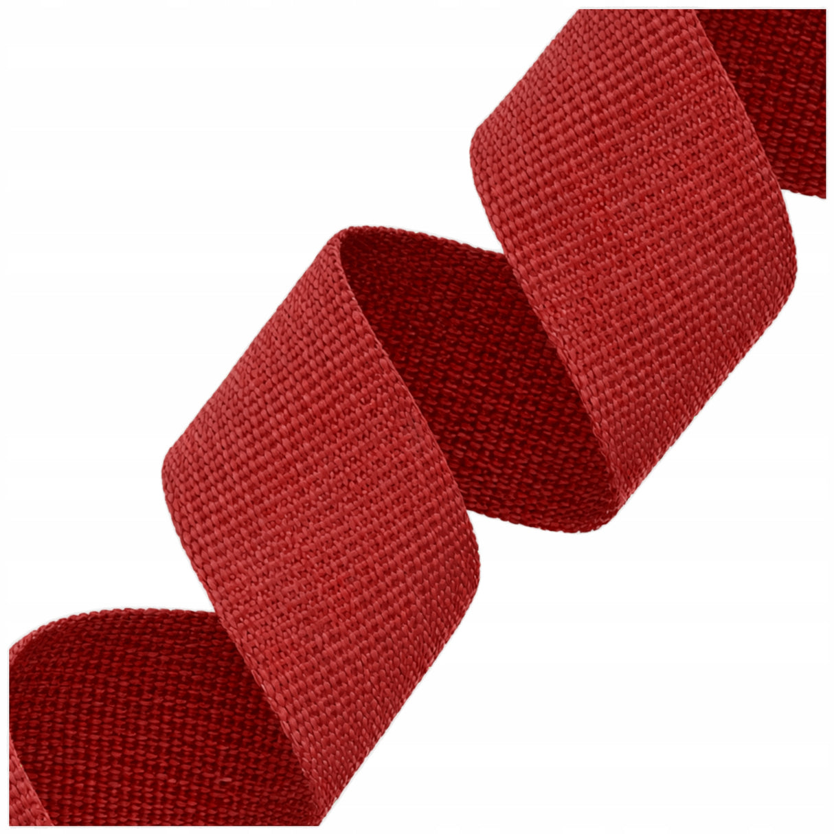 Robustes Polyester-Gurtband 25 mm Starkes Dekoband & Trageband 1 m Rot
