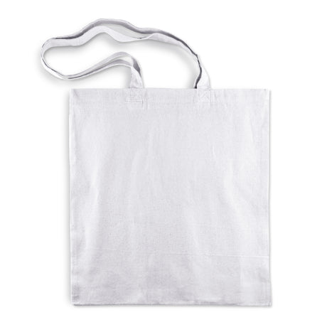 Baumwolltasche Weiß 380x420 mm Griff: 70 cm