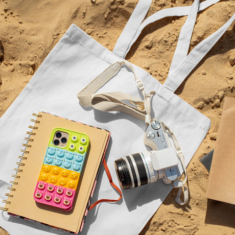 Baumwolltasche Weiß 380x420 mm Griff: 70 cm