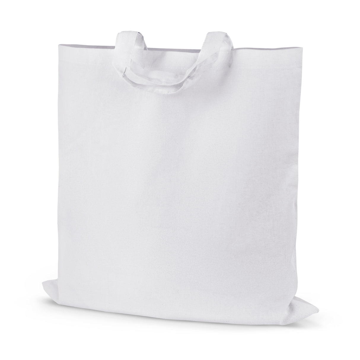 Baumwolltasche Weiß 380x420 mm 220 g Griff: 35cm