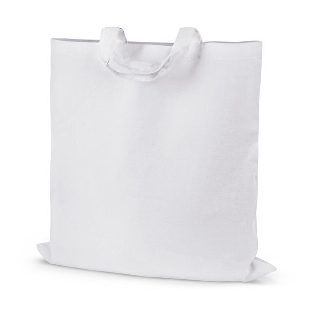 Baumwolltasche Weiß 380x420 mm 220 g Griff: 35cm