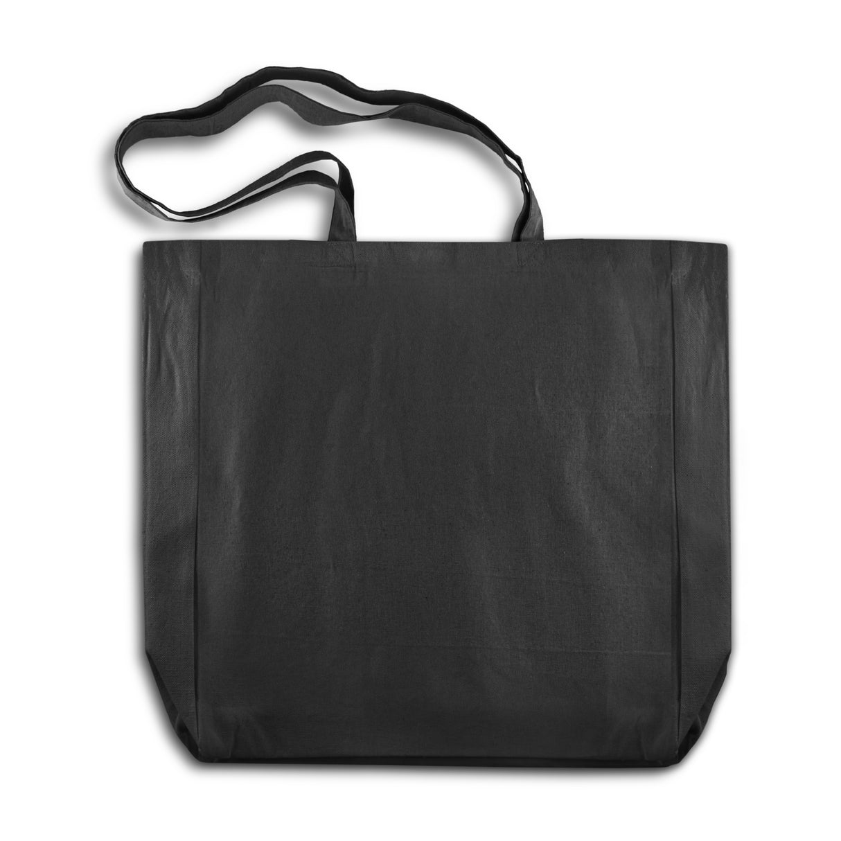 Baumwolltasche Schwarz 380x80x80x420mm mit Tragegriff: 70cm