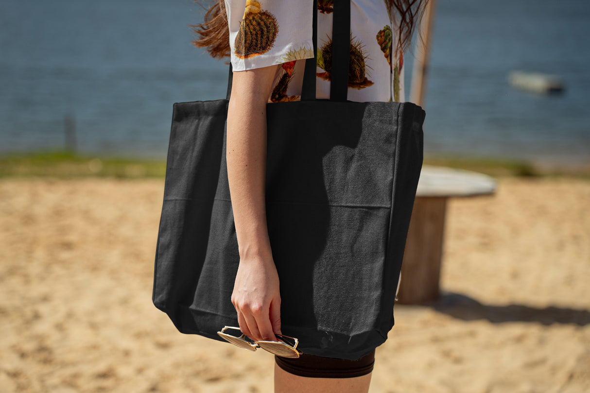 Baumwolltasche Schwarz 380x80x80x420mm mit Tragegriff: 70cm