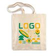 Bedruckte Baumwolltasche 38x42cm 145g/m2 ecru