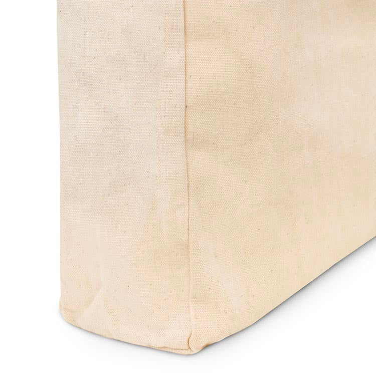 Baumwolltasche 38x8x8x42 cm Ecru SANDIEGO mit langem Henkel