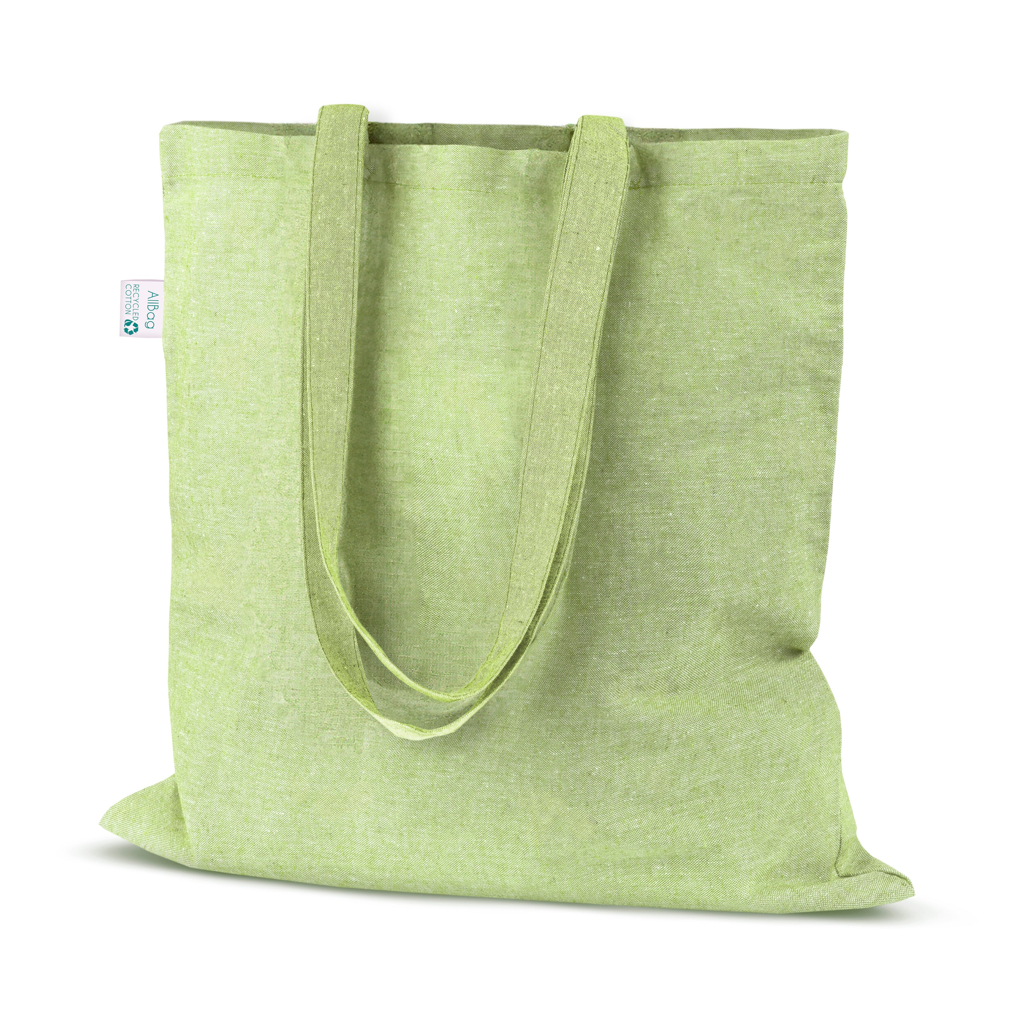 Baumwolltasche GRÜNE RECYCLING - 38x42cm Henkel: 70cm