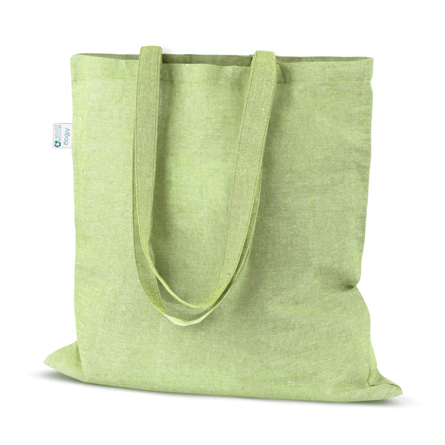 Baumwolltasche GRÜNE RECYCLING - 38x42cm Henkel: 70cm