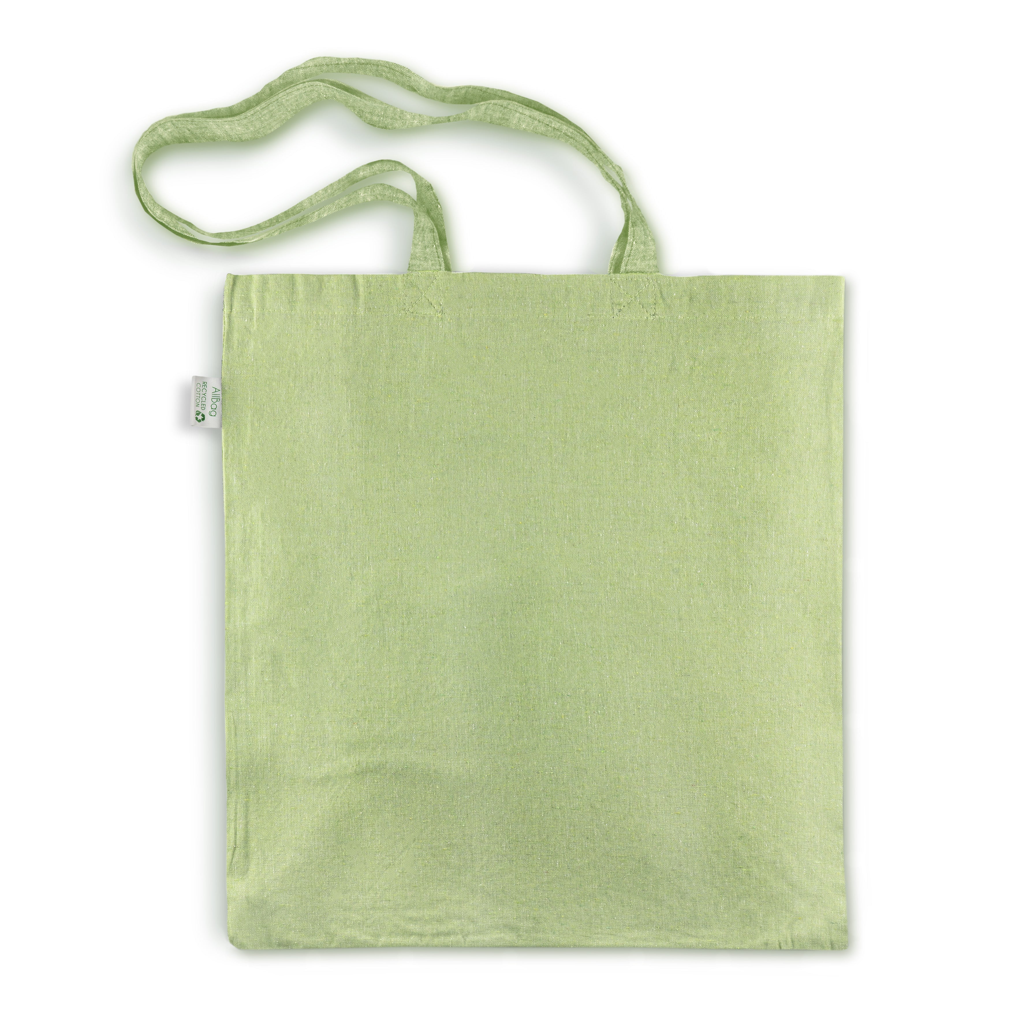 Baumwolltasche GRÜNE RECYCLING - 38x42cm Henkel: 70cm