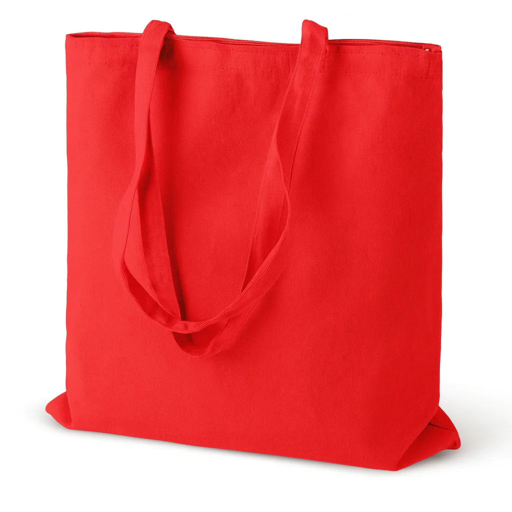 Baumwolltasche Rote 380x420 mm 220 g Griff: 70 cm