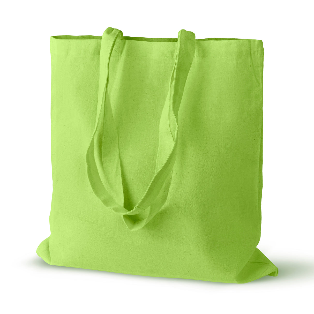 Baumwolltasche Grün 380x420 mm 125 g Griff: 70 cm