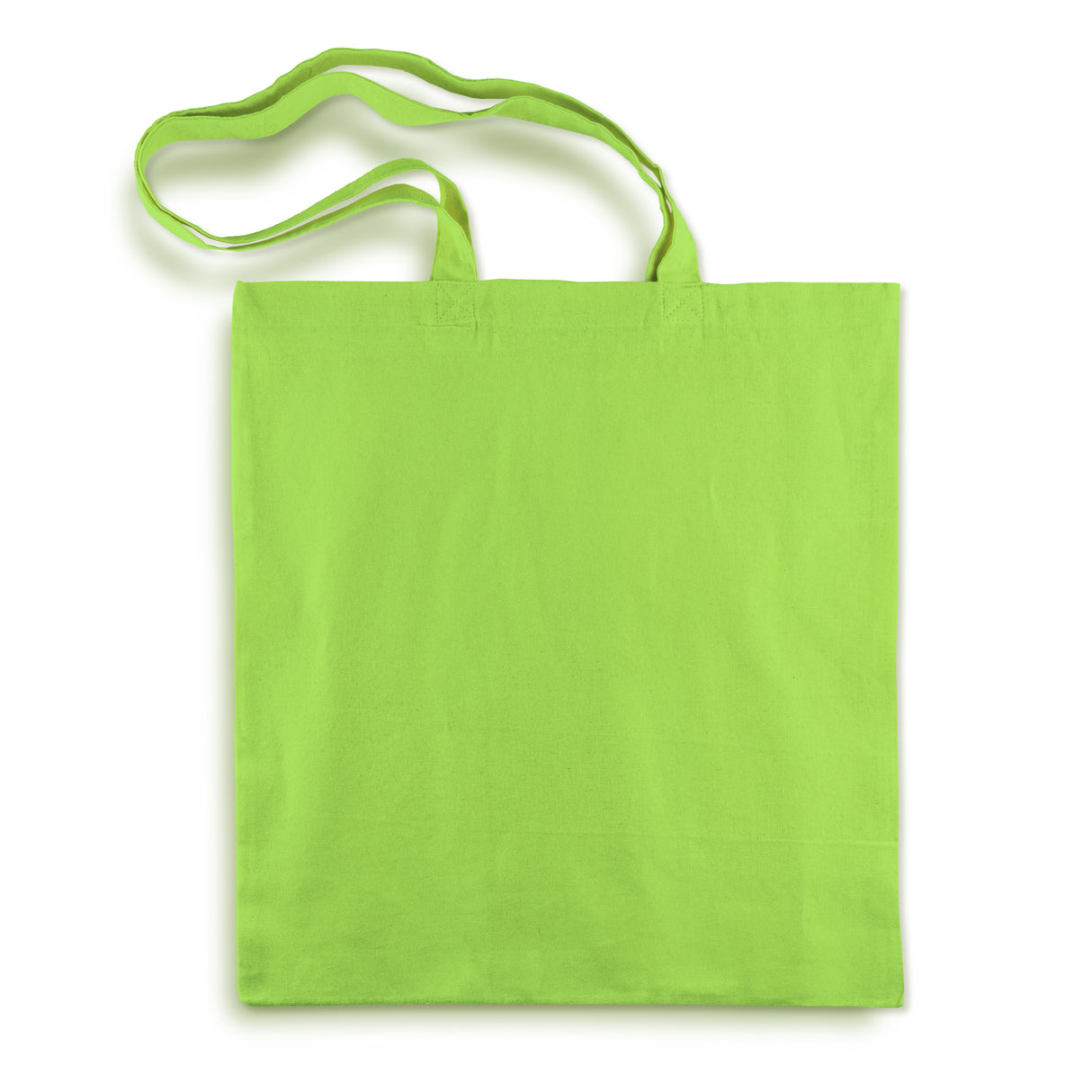 Baumwolltasche Grün 380x420 mm 125 g Griff: 70 cm