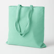 Baumwolltasche Minze 380x420 mm 145 g Griff: 70 cm