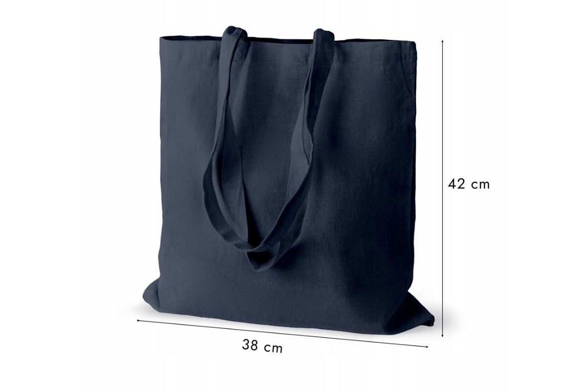 Baumwolltasche Marineblau 380x420 mm 140 g