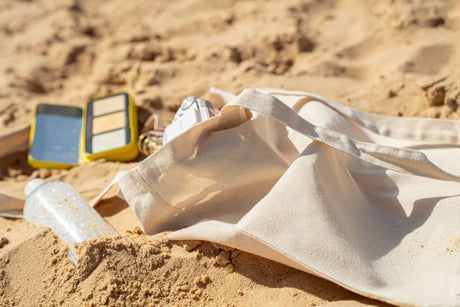 Baumwolltasche Ecru 380x80x420 mm 145 g Griff: 70 cm