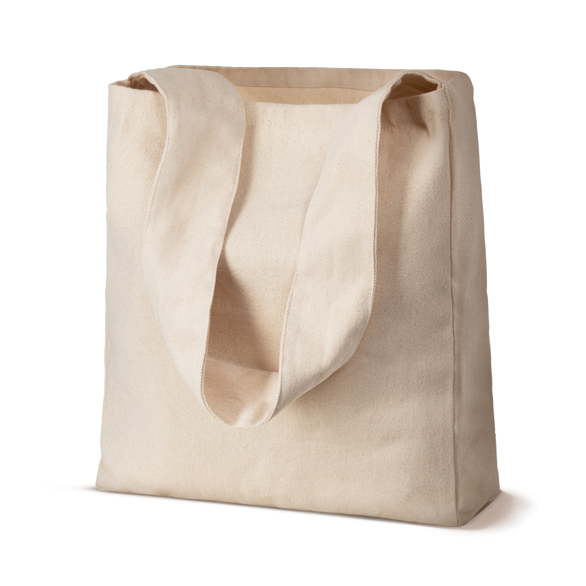 Baumwolltasche 38 x 8 x 8 x 42 cm, 320 g/m², natur