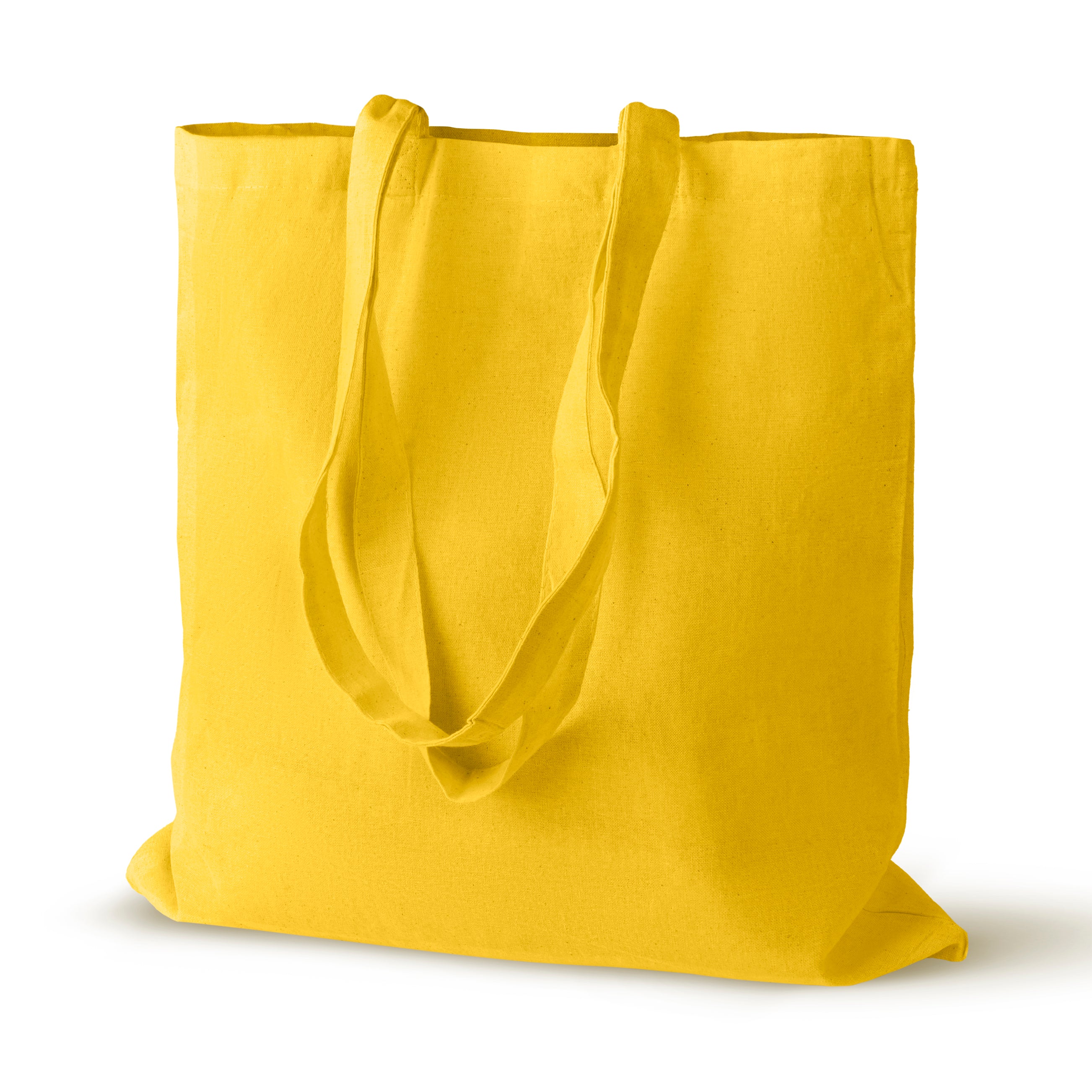 Baumwolltasche Gelb 38x42 cm Griff: 70 cm